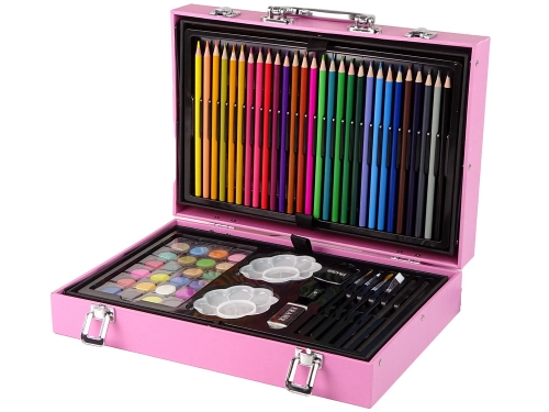 Large Artistic Set in a 145-piece suitcase Pink Unicorn