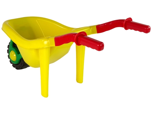 Large Coloured Garden Wheelbarrow Yellow