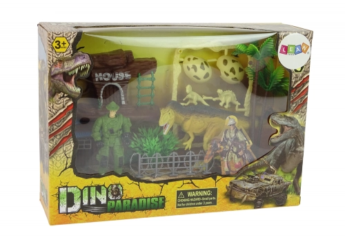 Large Jurassic Dinosaur Set + Accessories For fans of prehistoric creatures !