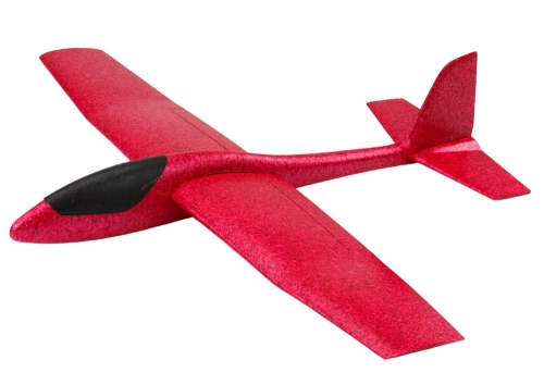 Large Styrofoam Airplane Foam Light Glider Red 68CM