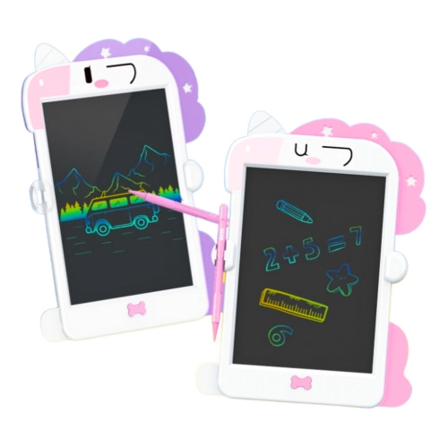 LCD Writing Drawing Board Stylus Unicorn Pink