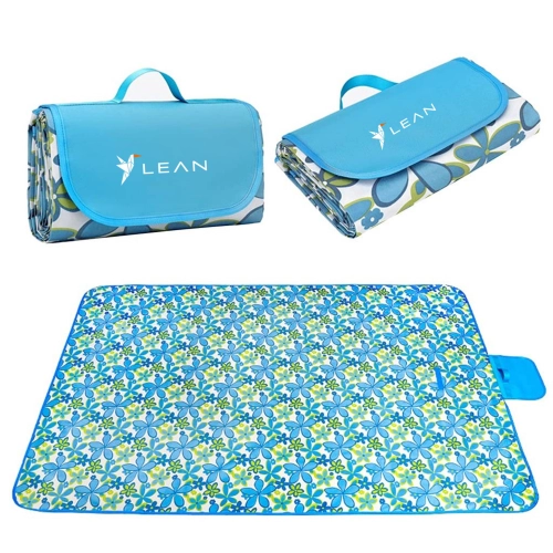 LEAN 150 x 200cm Foldable Beach Picnic Blanket Floral