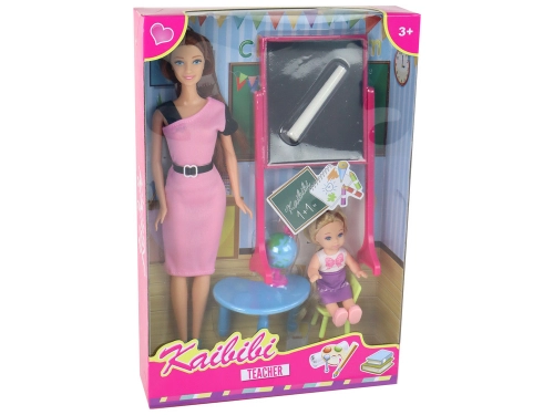 Lelle Skolotāja Ar Skolnieci  Pink