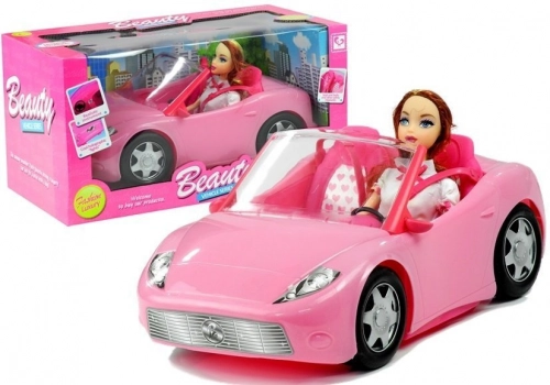 Leļļu ceļojuma Cabrio automašīna