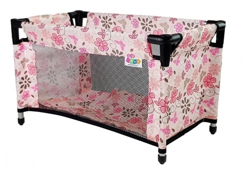Кроватка для кукол Alice Pink in Flowers