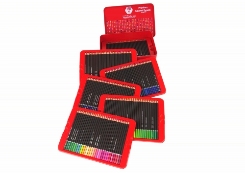 Little Artist's Set in a Metal Container, Crayons, 180 pcs.