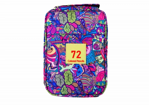 Little Artist's Set in a Pencil Case, Crayons, 72 pcs.
