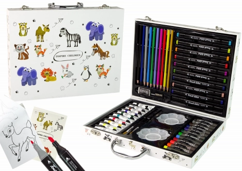 Little Artist Set In A Suitcase 68 Elements