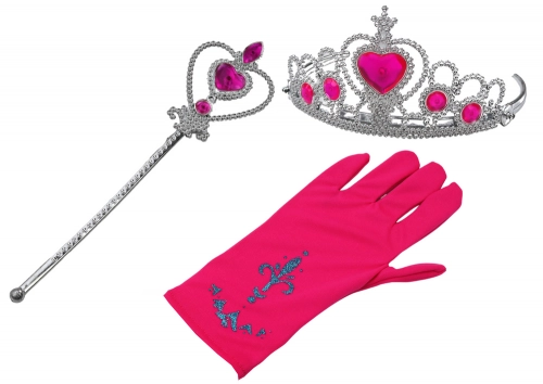 Little Princess Accessories Set Wand Glove Crown Braids