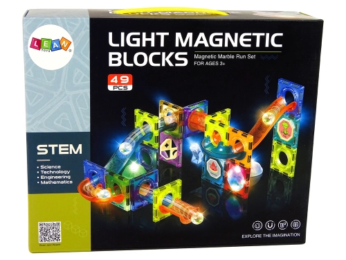 Luminous Slide For Balls Magnetic Blocks 49 Elements