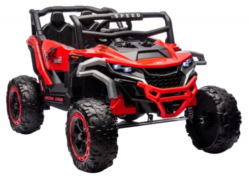 M1 Red Battery-Powered Vehicle 4x4
