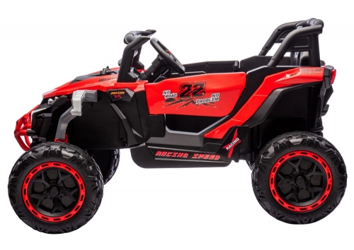 M1 Red Battery-Powered Vehicle 4x4