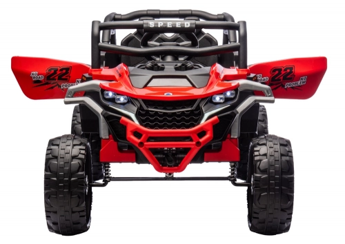 M1 Red Battery-Powered Vehicle 4x4