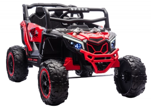 M2 Red Battery-Powered Vehicle 4x4
