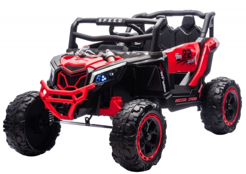 M2 Red Battery-Powered Vehicle 4x4