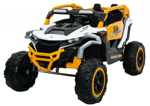M3 Yellow and White Battery-Powered Vehicle 4x4
