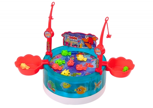 Magnetic Arcade Game Fishing Lights Sounds