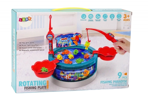 Magnetic Arcade Game Fishing Lights Sounds