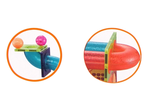 Magnetic Blocks 145 Pieces 3D Slide For Balls