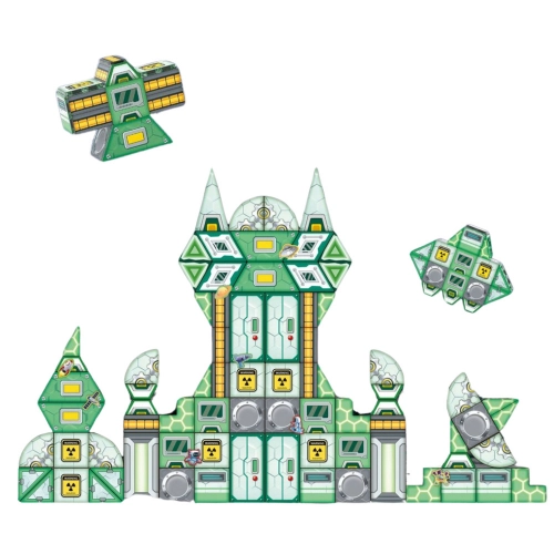 Magnetic Blocks Space Space Station 4D 108pcs