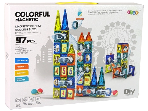 Magnetic Castle 97 el. Plastic