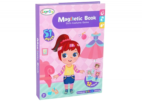 Magnetic Jigsaw Puzzle Book Dress-up Costumes