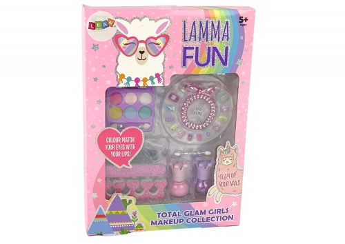 Make-up set Happy Lama Everything a little lady needs LAMMA FUN