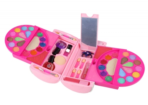 Makeup Set in Case Accessories Pink