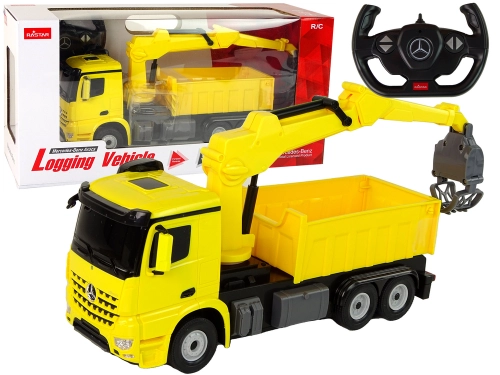 Tālvadības mašīna Mercedes Rastar Yellow