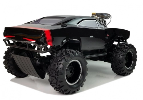 Mašīna ar pulti Terrain Car 4x4 Black