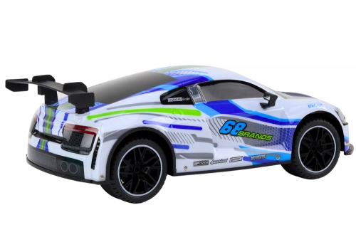 Mašīna ar pulti Sports Car White