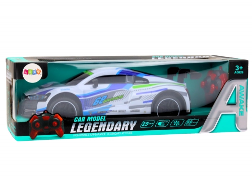 Mašīna ar pulti Sports Car White