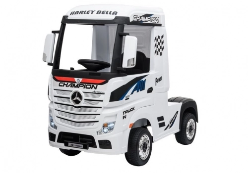 Детский электромобиль Mercedes Actros White