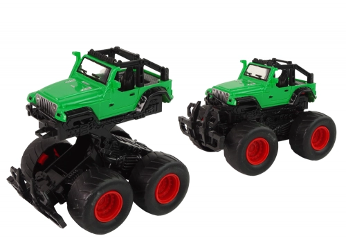 Metal Terrain Car Large Wheels Various Colours Bump Up HAT13