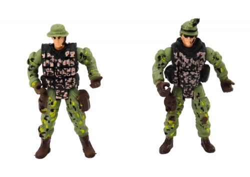 Military Set Military Combat Boat Soldiers Accessories Sounds