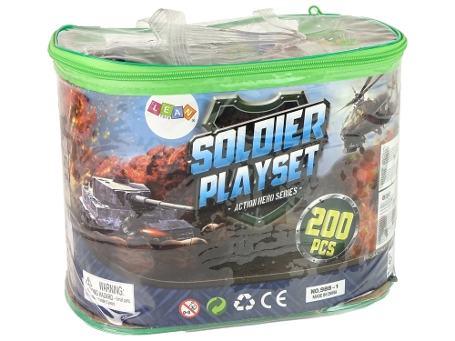 Military Set Military Figures Weapons Vehicles 200 Pieces