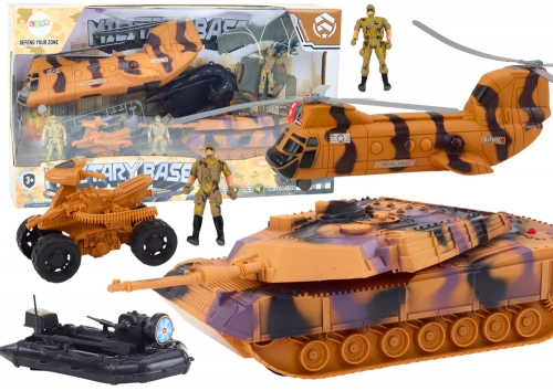 Military Set Military Tank Helicopter Paratrooper Sounds