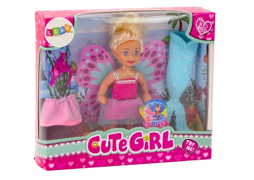Mini lelle Nāriņa - Feja 2in1