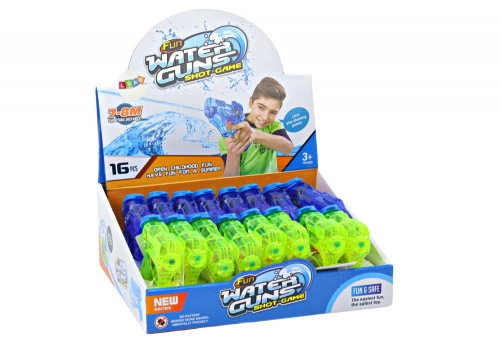Mini Water Gun Handy, green, blue, range 7-8 m