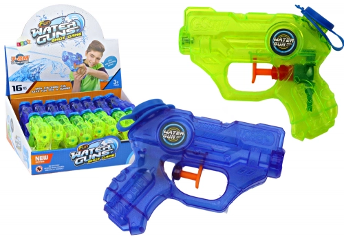 Mini Water Gun Handy, green, blue, range 7-8 m