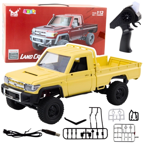 MN82 Remote Controlled Off-Road Vehicle RC 4x4 Drive Yellow 1:12