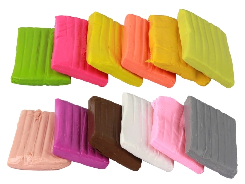 Modeling Clay 12 Colors Pastel Vibrant Colors Mix Set