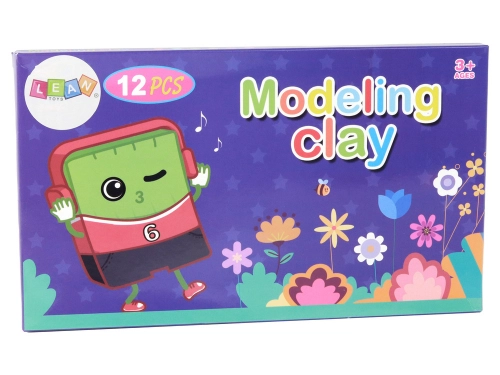Modeling Clay 12 Colors Pastel Vibrant Colors Mix Set