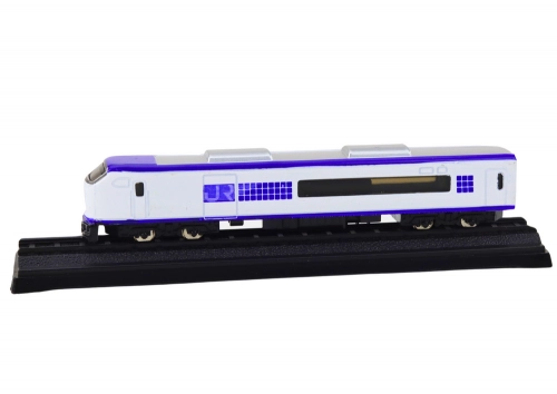 Modelleisenbahn-Wagen für Sammler, 1:48, Metall, Weiß und Blau