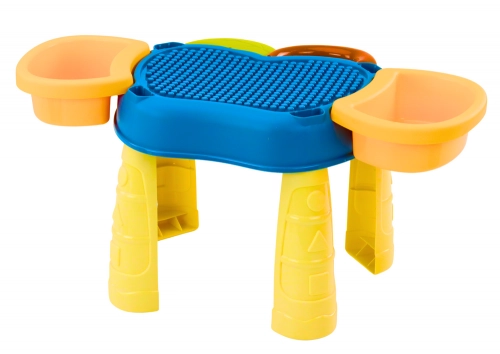 Multifunctional Table 4in1 Blocks Fishing Drawing Blue