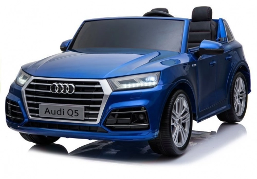 Divvietīgs bērnu elektromobilis Audi Q5 2-Seater Blue Painting
