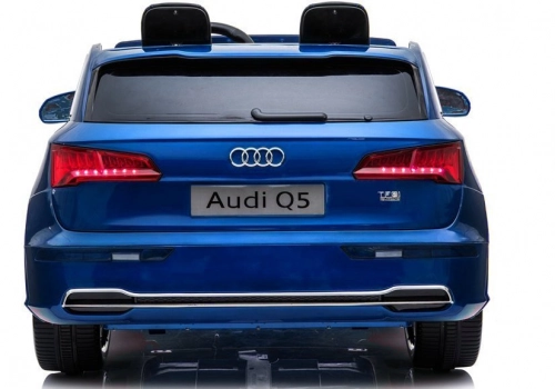 Divvietīgs bērnu elektromobilis Audi Q5 2-Seater Blue Painting