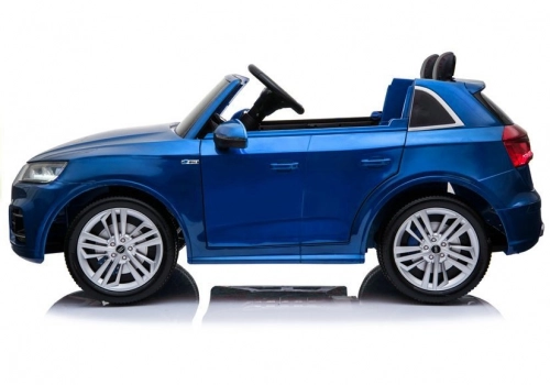 Divvietīgs bērnu elektromobilis Audi Q5 2-Seater Blue Painting