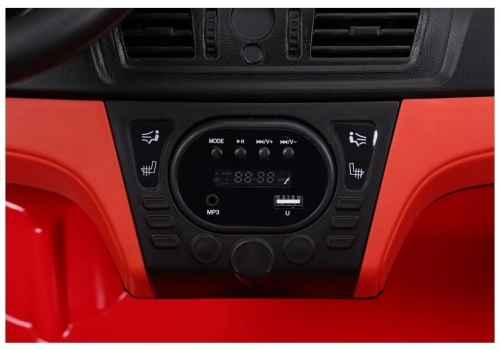 Divvietīgs bērnu elektromobilis BMW X6M Red