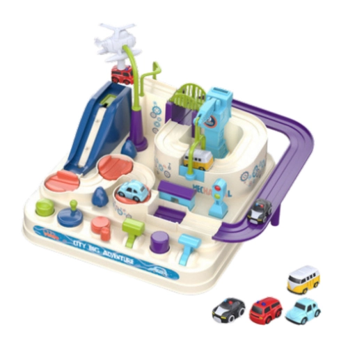 Obstacle Course Interactive Parking For Children Four Cars